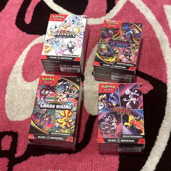Pokémon Other - Prismatic Evolutions, Phantasmal Flames, Chaos Rising & Destined Rivals